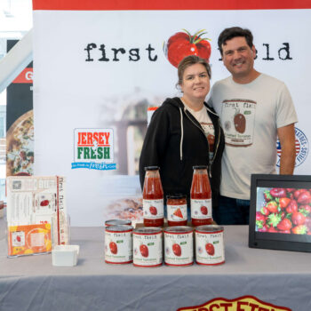 First Field is a company with a booth at the Gold pizza Competition