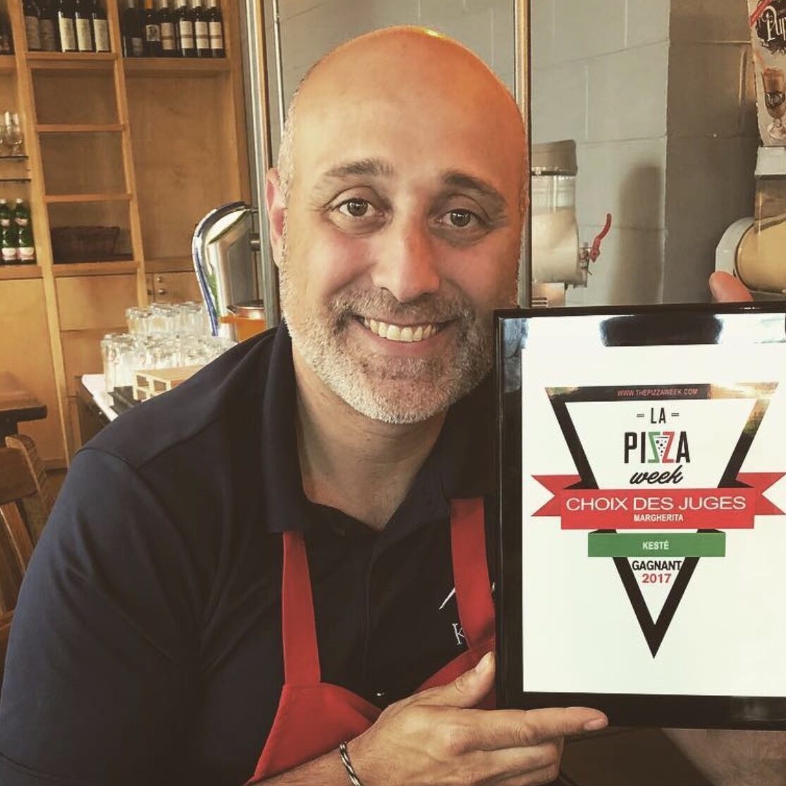 Saverio Pileggi Judge of the Gold Pizza Competition